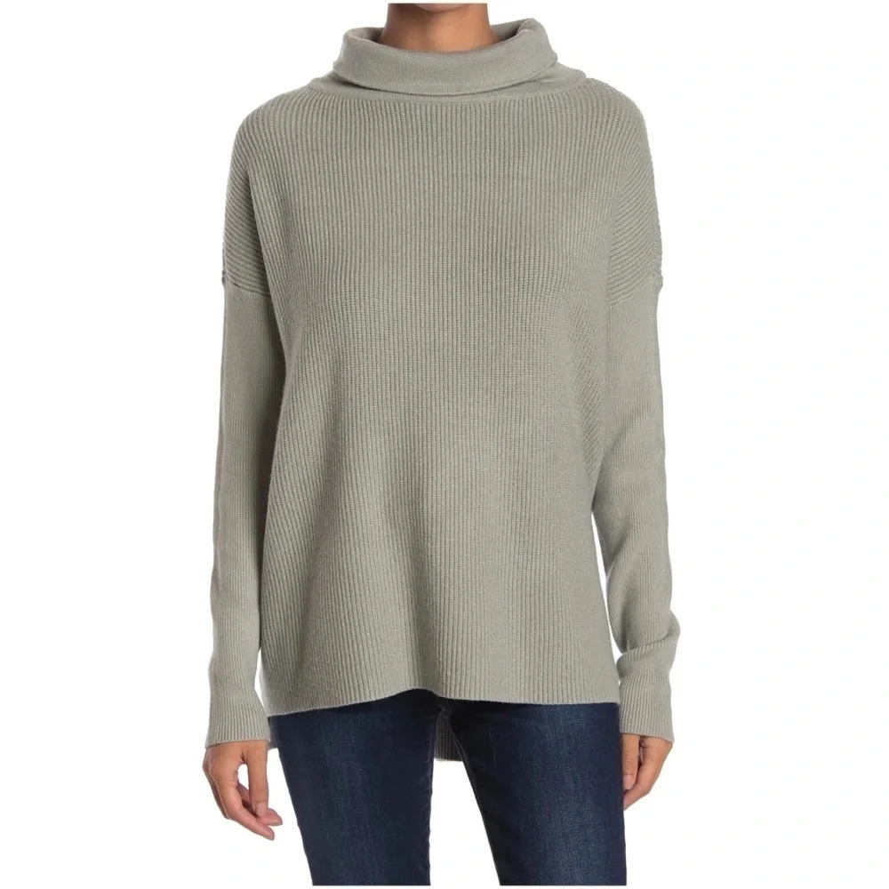 Devotion by Cyrus Cowlneck Ribbed Sweater Tunic M